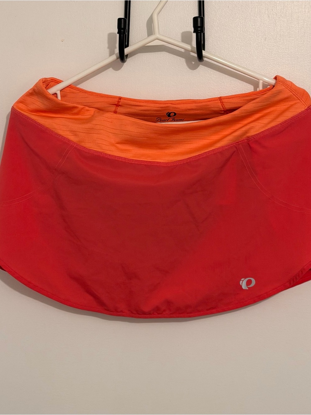 Pearl Izumi Orange and Pink Athletic Skirt